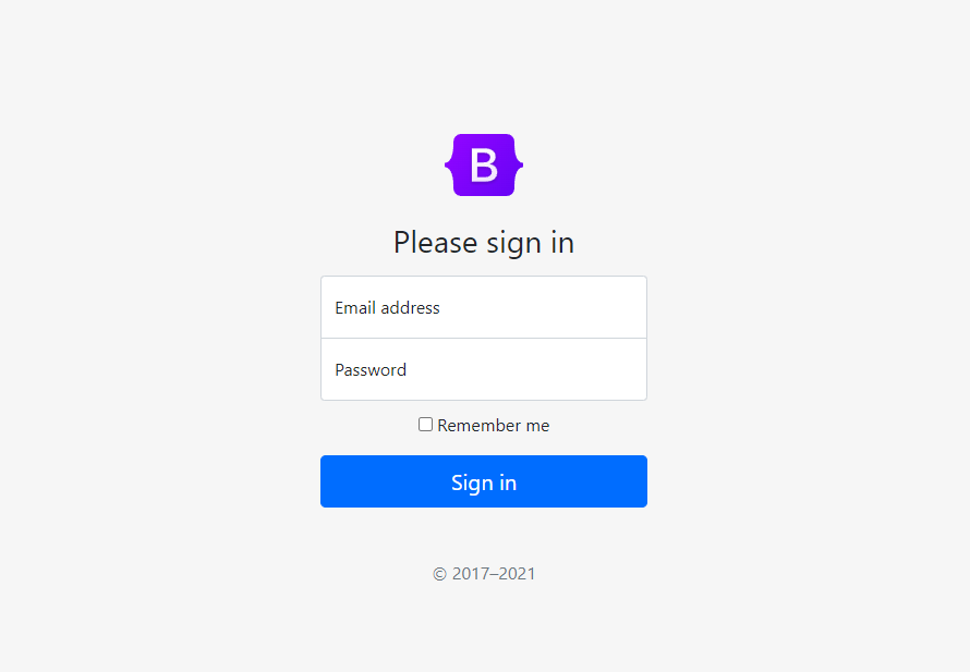 Come creare una schermata di login in Bootstrap